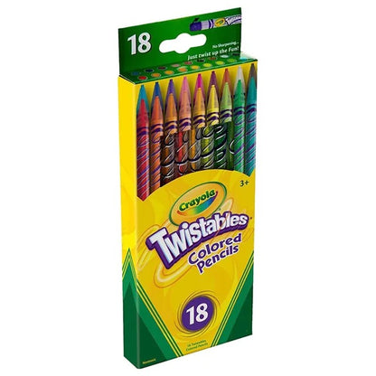 Crayola 18 Twistable Colored Pencils