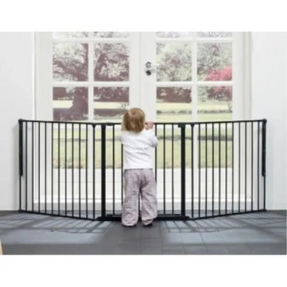 Baby Safe Convertible Playpen With Mat – Grey
