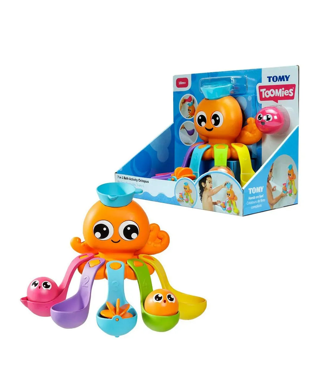 Tomy Toomies Octopus Number Sorting Baby Bath Toy