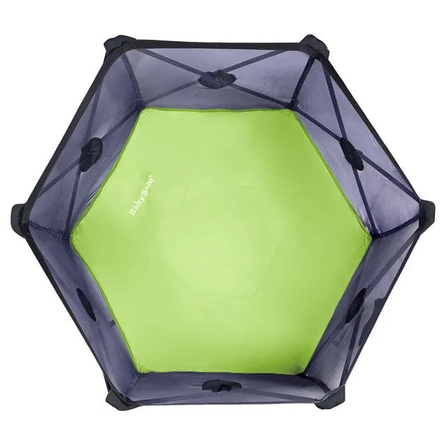 Baby Safe Foldable Playard – Green