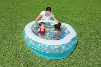 Bestway Sparkle Shell Kiddie Pool (1.50m x 1.27m x 43cm)