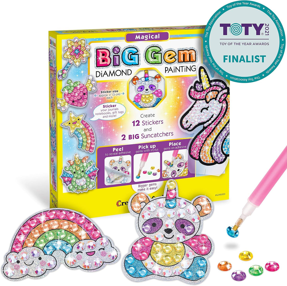 Creativity for Kids Big Gem Diamond Painting Kit – Magical (Unicorn)