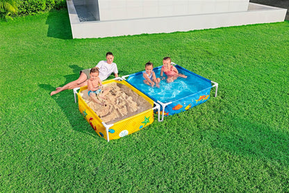 Bestway My First Frame Pool And Sandpit (7' x 48" x 12"/2.13m x 1.22m x 30.5 Cm)