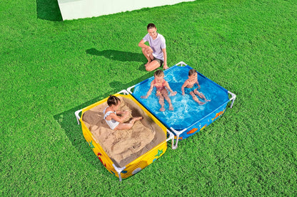 Bestway My First Frame Pool And Sandpit (7' x 48" x 12"/2.13m x 1.22m x 30.5 Cm)