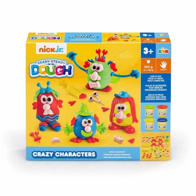 ADDO Nick Jr. Ready Steady Dough Crazy Characters Playset – 560gm