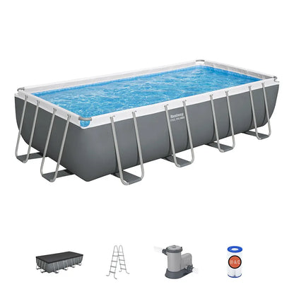 Bestway Steel Pro Max Rectangular Pool Set (18' x 9' x 48"/5.49m x 2.74m x 1.22m)