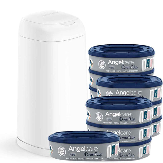 Angelcare Dress up Bin Octagonal + 10 Refills
