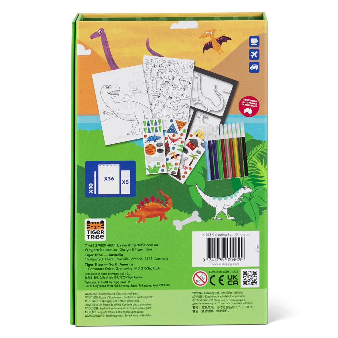 Tiger Tribe Colouring Set