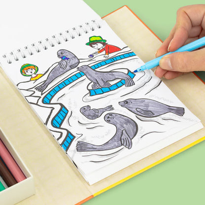 Tiger Tribe Colouring Set