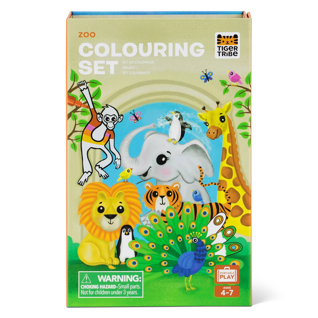 Tiger Tribe Colouring Set