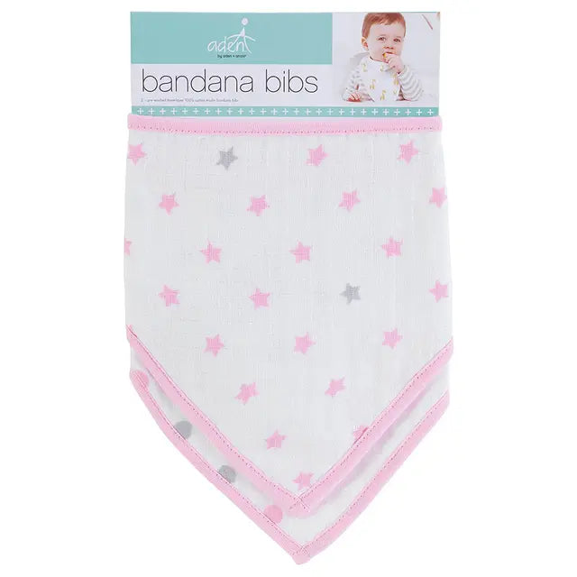 Aden & Anais Essentials Bandana Bibs - Pack of 2