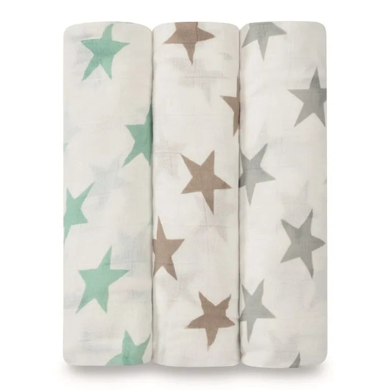 Aden & Anais Silky Soft Swaddles Milky Way - Pack of 3