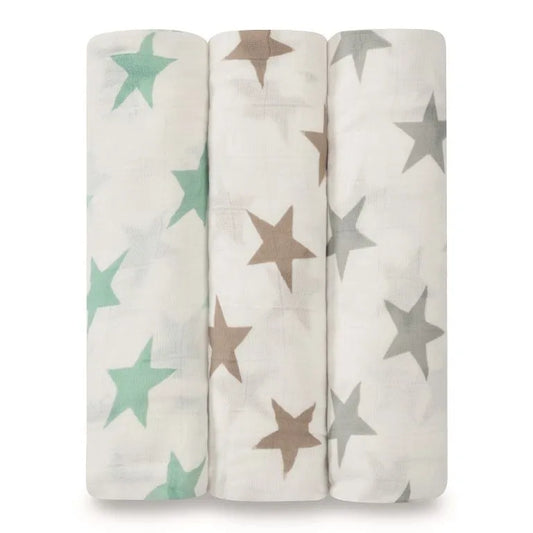 Aden & Anais Silky Soft Swaddles Milky Way - Pack of 3