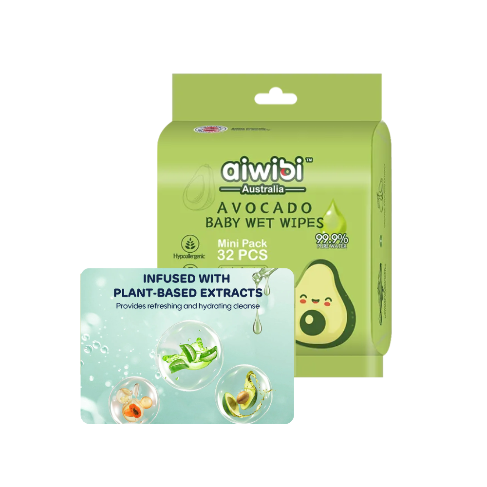 Aiwibi Water Wet Wipes Mini (32 Wipes)