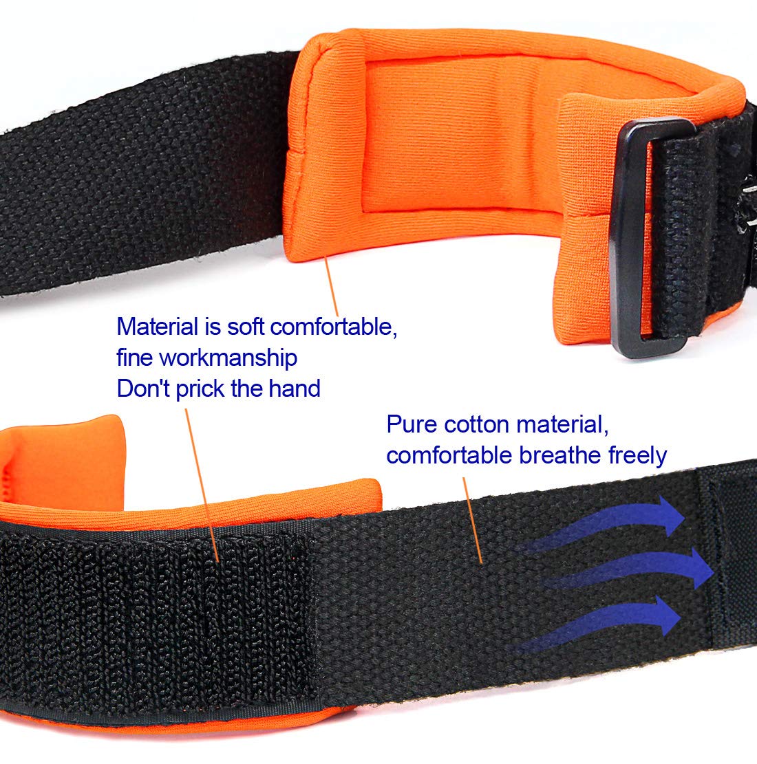 Blisstime Anti Lost Wrist Link Safety Wrist Link for Toddlers, Babies & Kids.