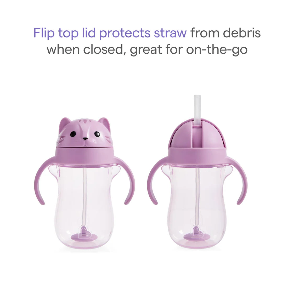 Munchkin Any Angle Weighted Straw Cup - 10oz (Cat)