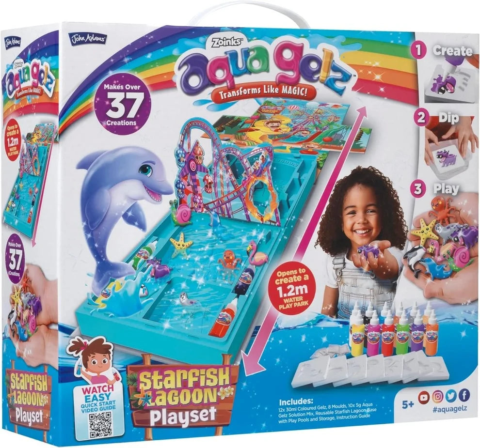 AquaGelz - Starfish Lagoon Mega Playset - 37+ Creations