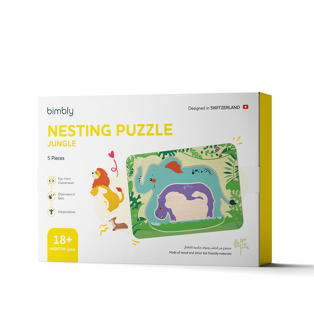 Bimbly Nesting Puzzle Jungle