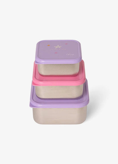 Citron Stainless Steel Stackable Lunchbox