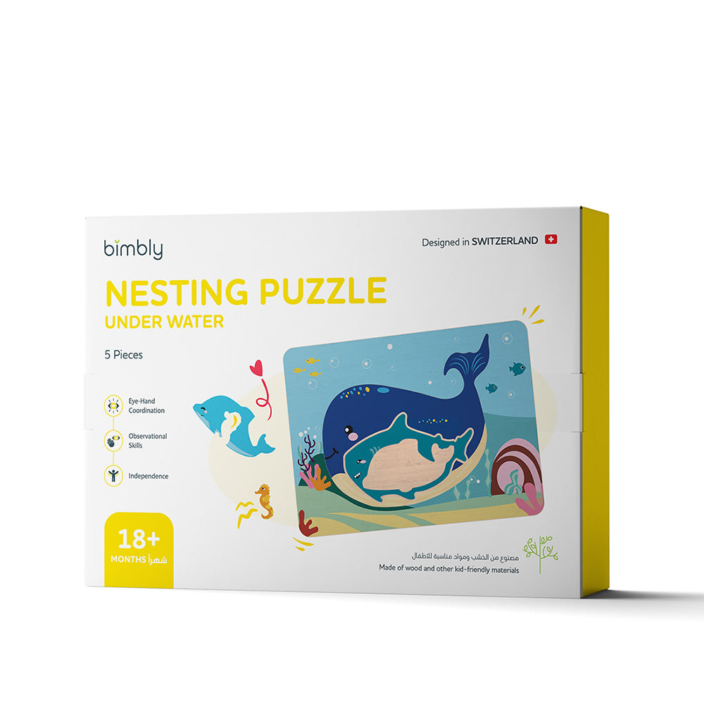 Bimbly Nesting Puzzle Underwater