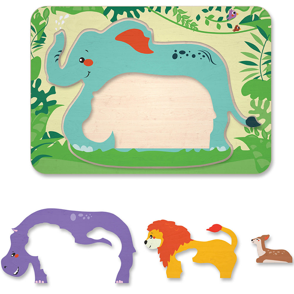 Bimbly Nesting Puzzle Jungle