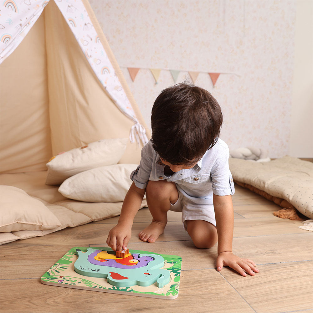 Bimbly Nesting Puzzle Jungle
