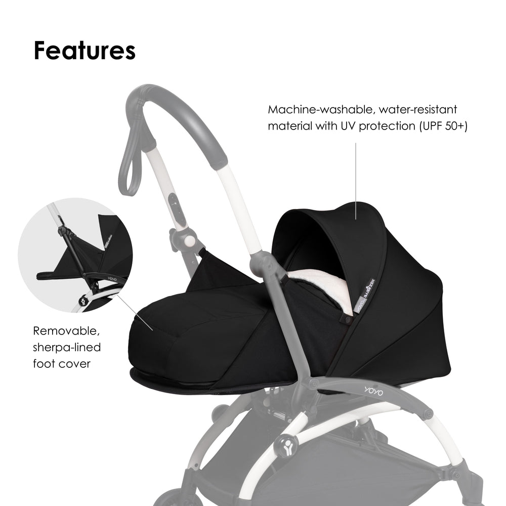 Babyzen YOYO2 Black Frame + Newborn Pack