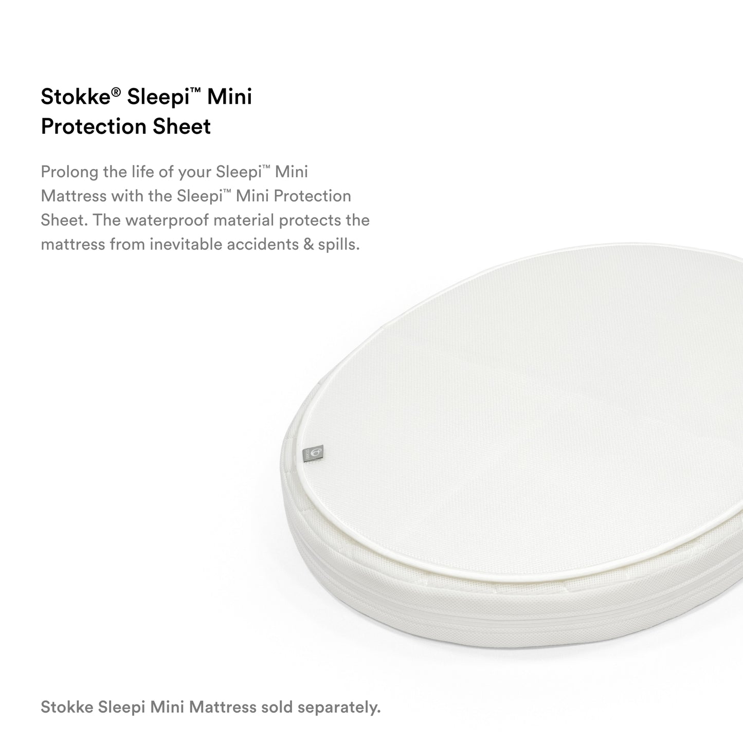 Stokke Sleepi Mini Protection Sheet White