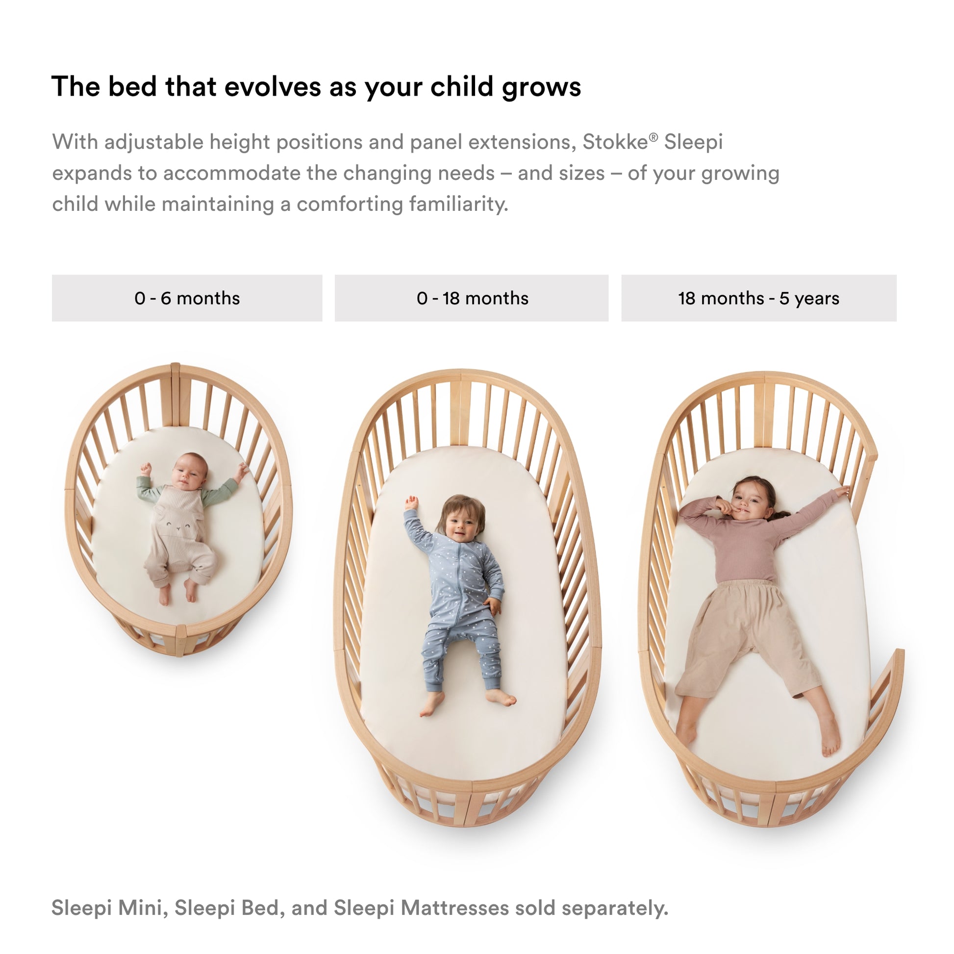 Stokke Sleepi Mini Protection Sheet White