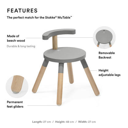 Stokke Mutable Chair V2 Storm Grey