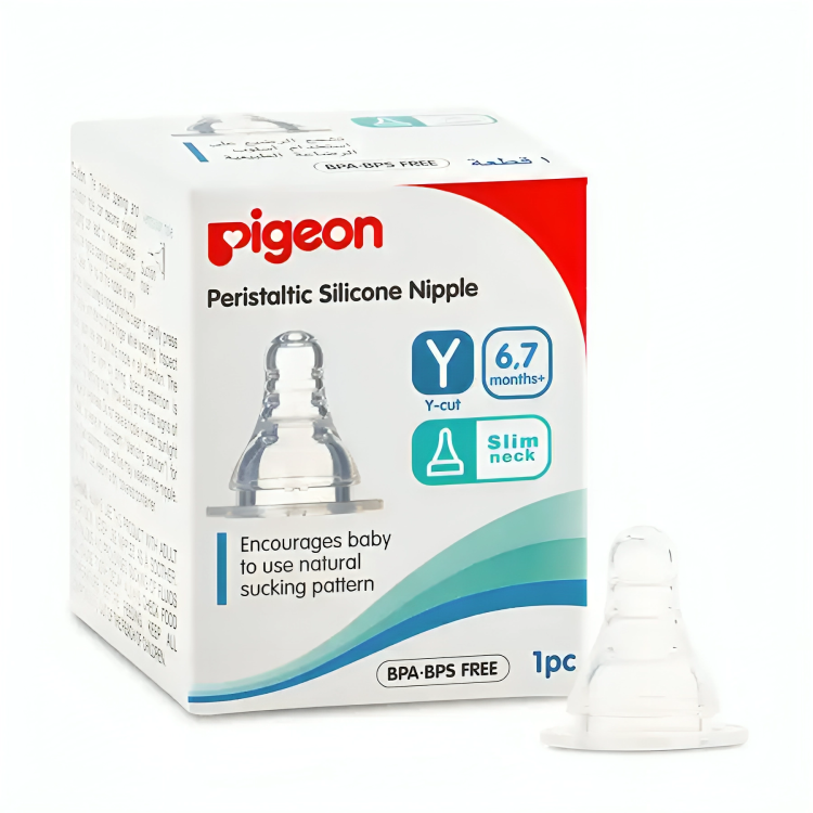 Pigeon Silicone Nipple Slim Neck Type (1 Pc)