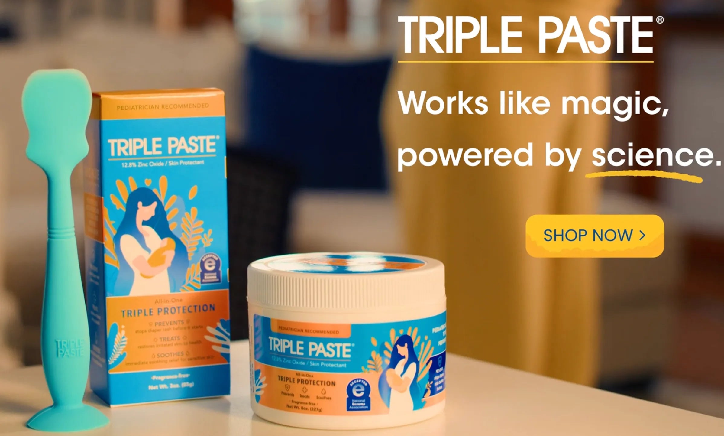 Triple Paste Diaper Rash Cream for Baby (8oz)