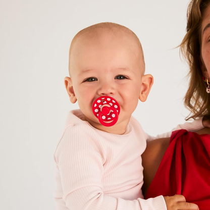 Bibs Pacifier Color Latex Anatomical Size 1 (Vanilla Candy) - Pack of 2