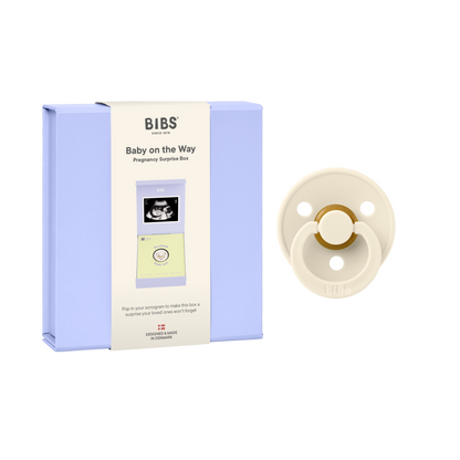 Bibs Pacifier Gift Set (Ivory)