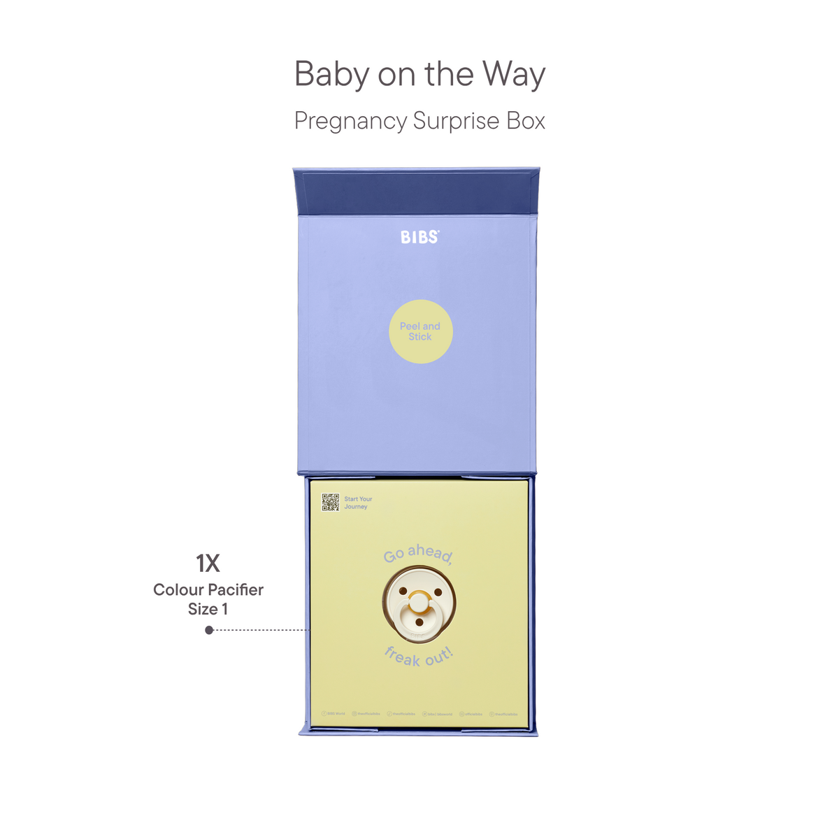 Bibs Pacifier Gift Set (Ivory)