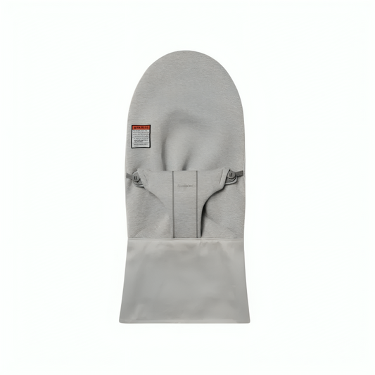 غطاء مقعد هزاز بليس القماشي من Babybjorn - قماش محبوك ثلاثي الأبعاد (رمادي فاتح)