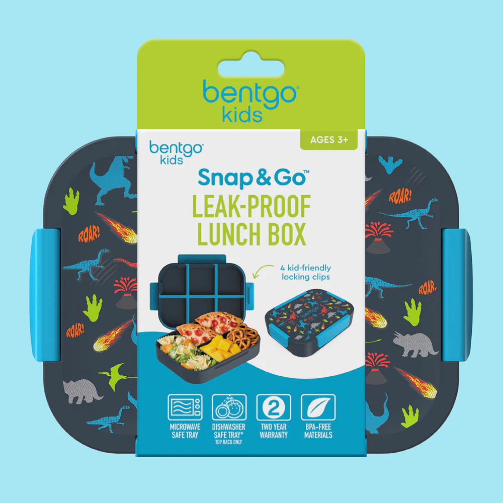 Bentgo Kids Prints 4 Compartment Slim Lunch Box