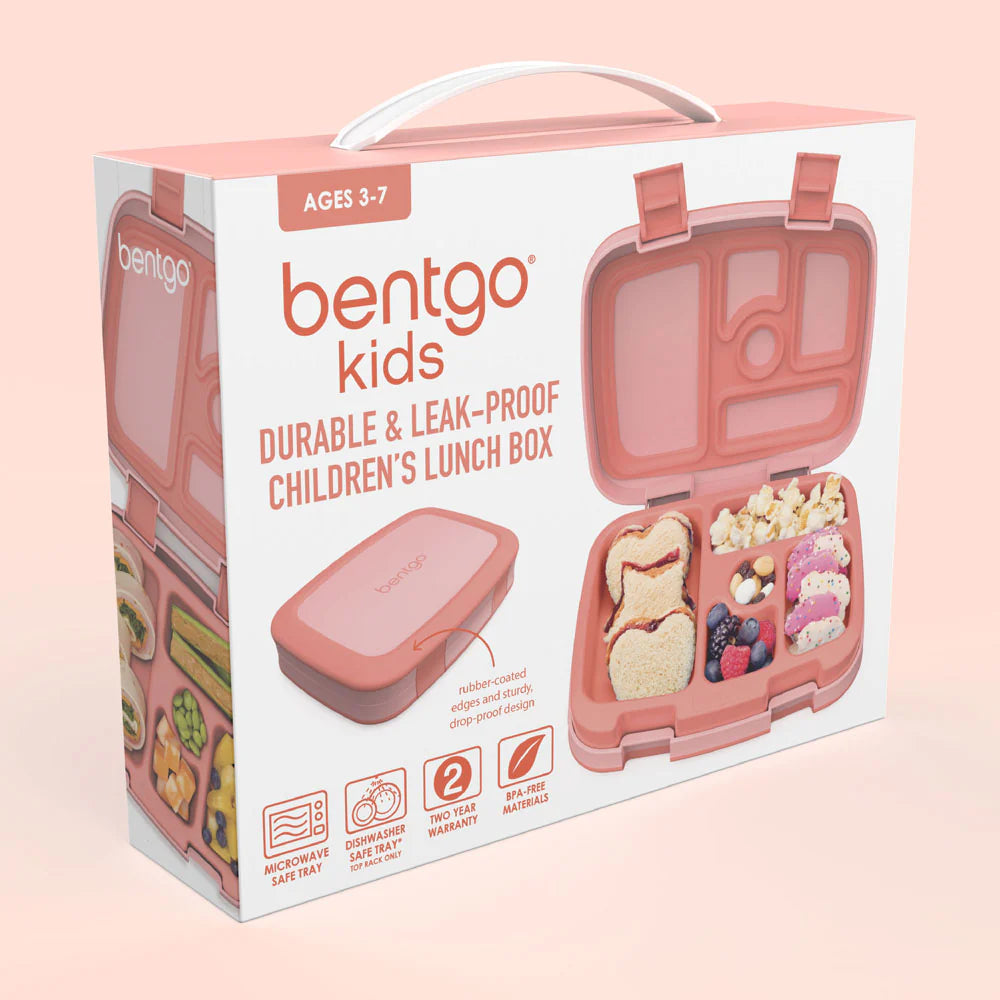 Bentgo Kids Brights Bento Style 5 Compartment Leak Proof Lunch Box