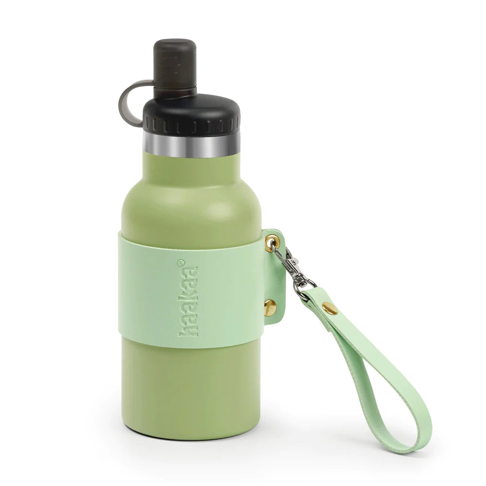 Easy-carry Kids Thermal Flask with Sleeve 350ml by Haakaa