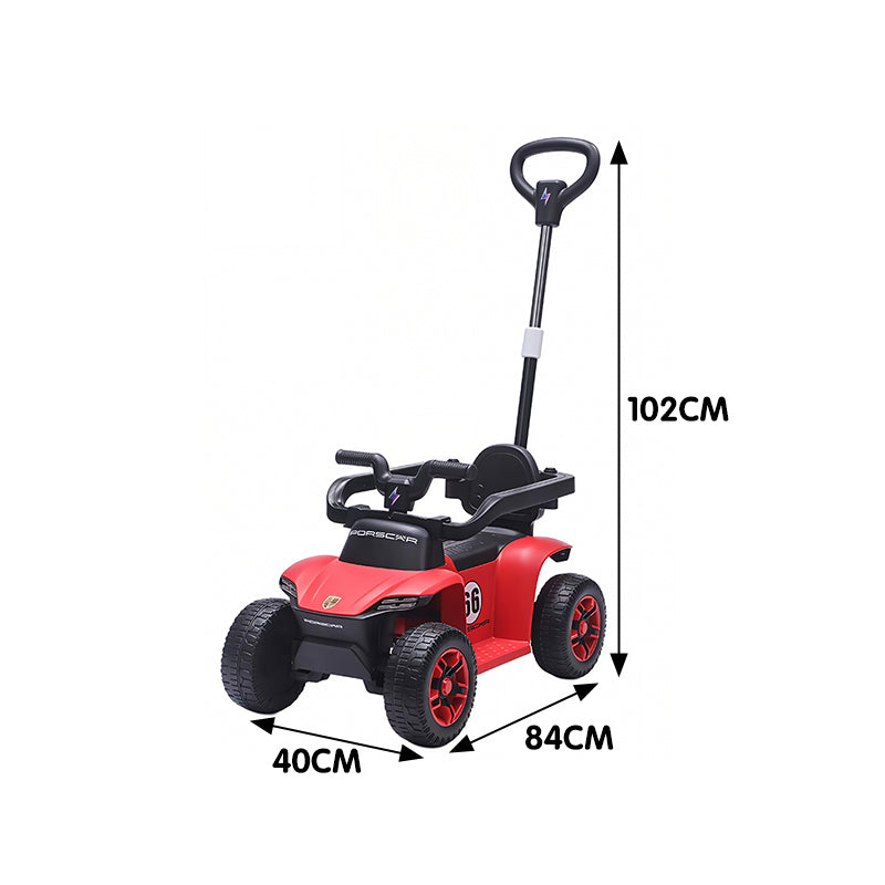 Tobbi Kids Electric Ride-On Car with Push Bar