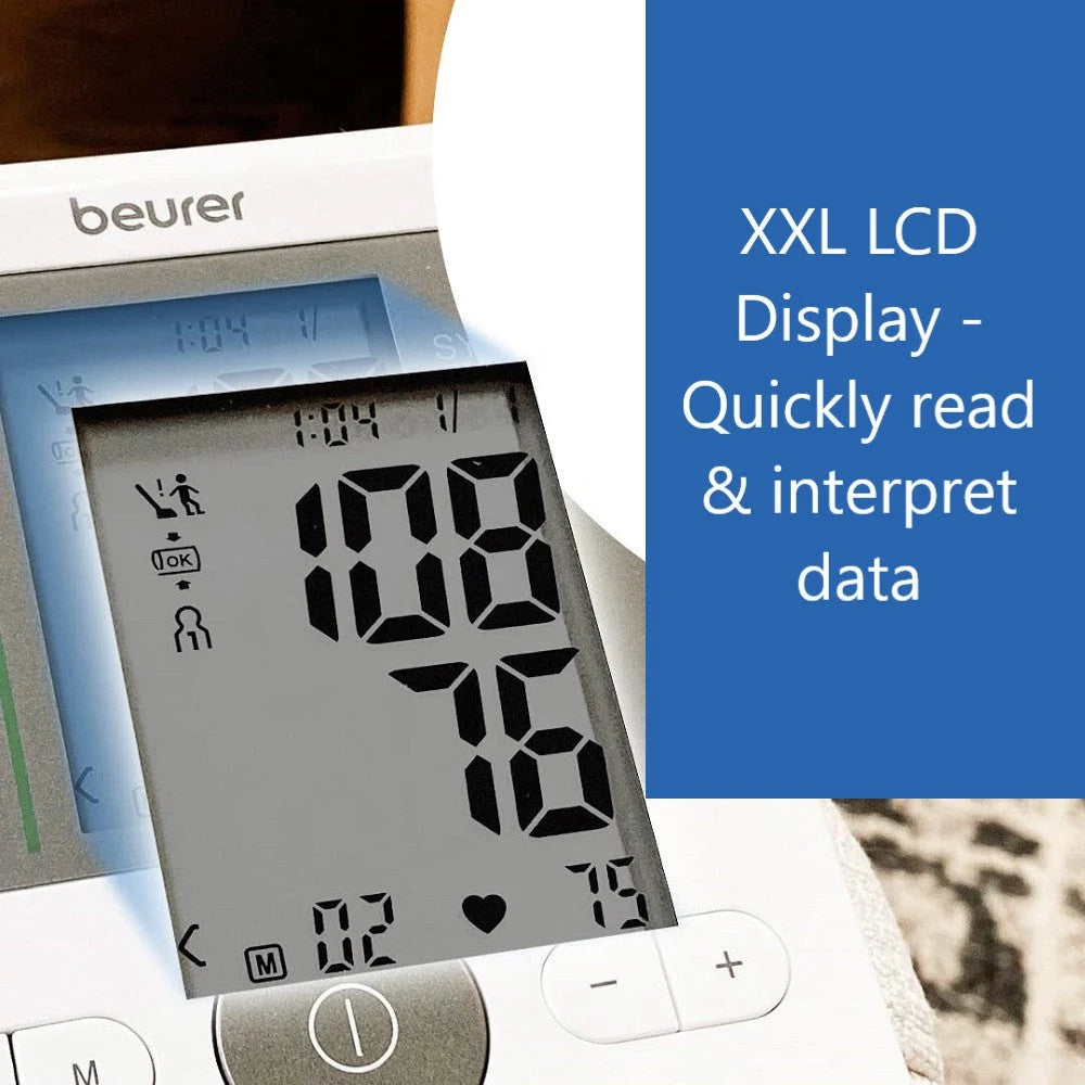 Beurer BM 28 Upper Arm Blood Pressure Monitor with Mains Adaptor