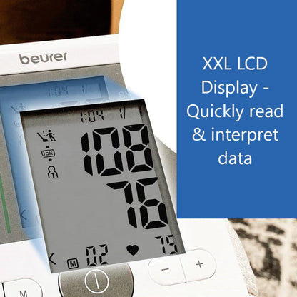 Beurer BM 28 Upper Arm Blood Pressure Monitor with Mains Adaptor