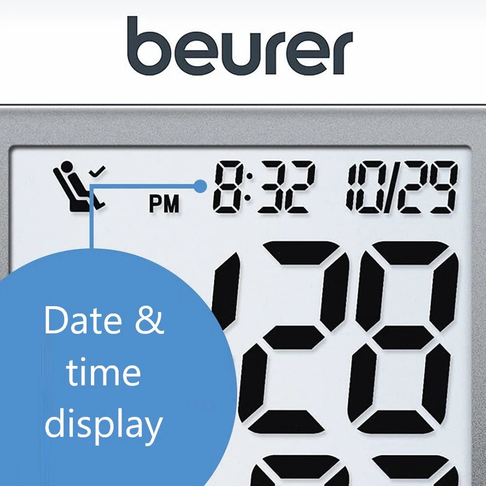 Beurer BM 28 Upper Arm Blood Pressure Monitor with Mains Adaptor