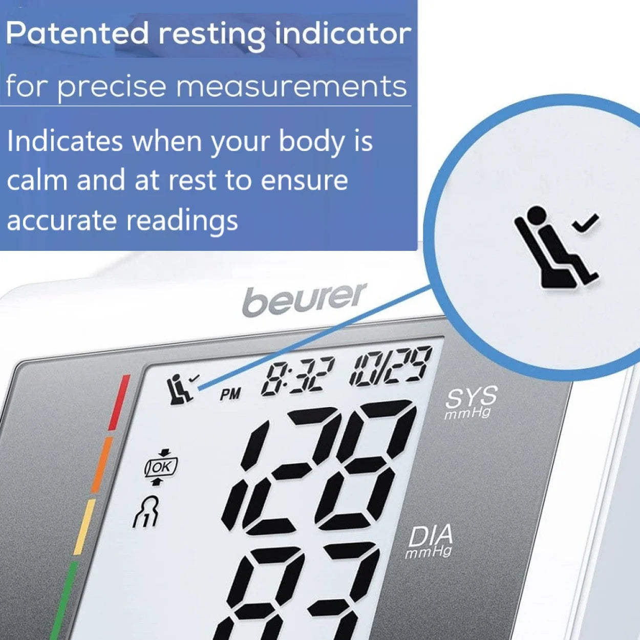 Beurer BM 28 Upper Arm Blood Pressure Monitor with Mains Adaptor