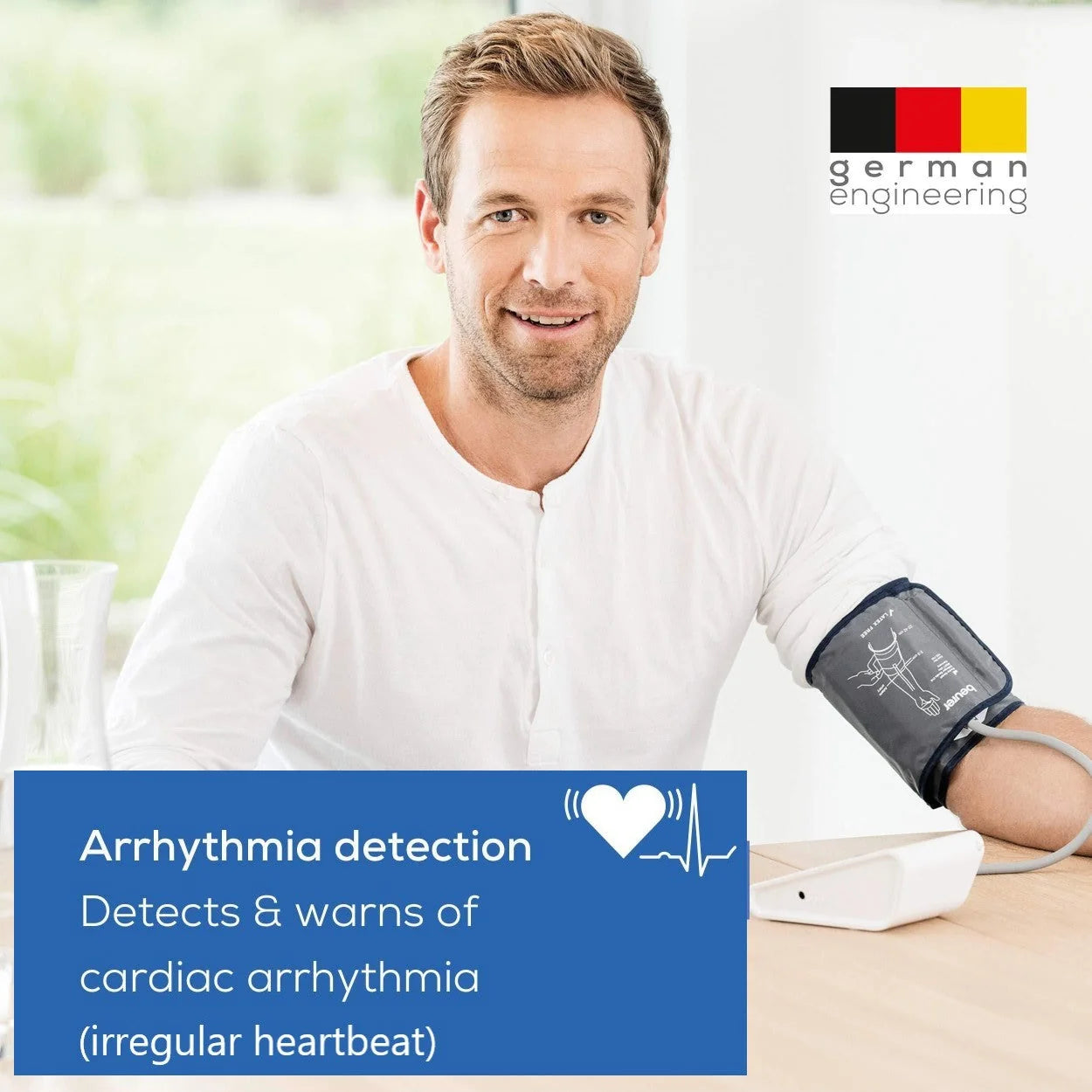 Beurer BM 28 Upper Arm Blood Pressure Monitor with Mains Adaptor