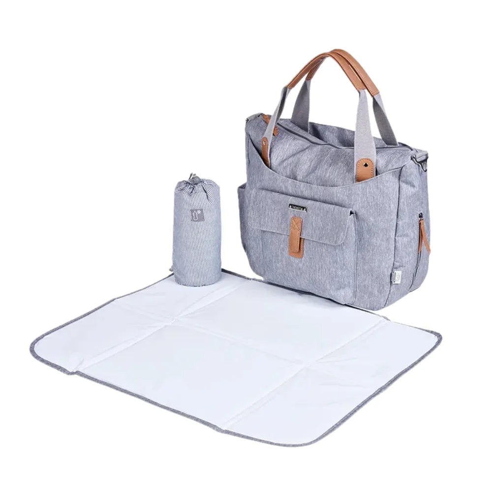 BabaBing Roma 2 Changing Bag (Grey Marl)