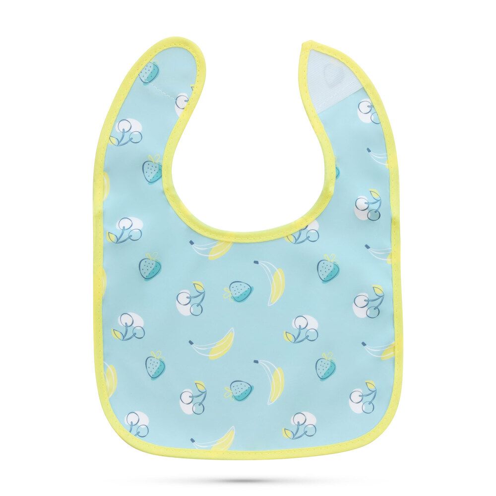 Baboo Double Layer Waterproof Bib Set (0m+ | Lagoon Fiesta) - Pack of 3