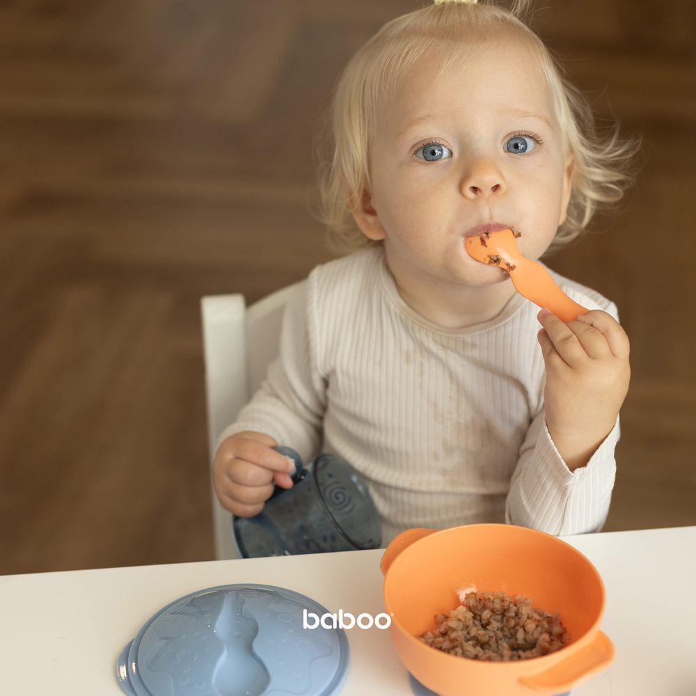 Baboo Feeding Bowl and Spoon Set (6m+)