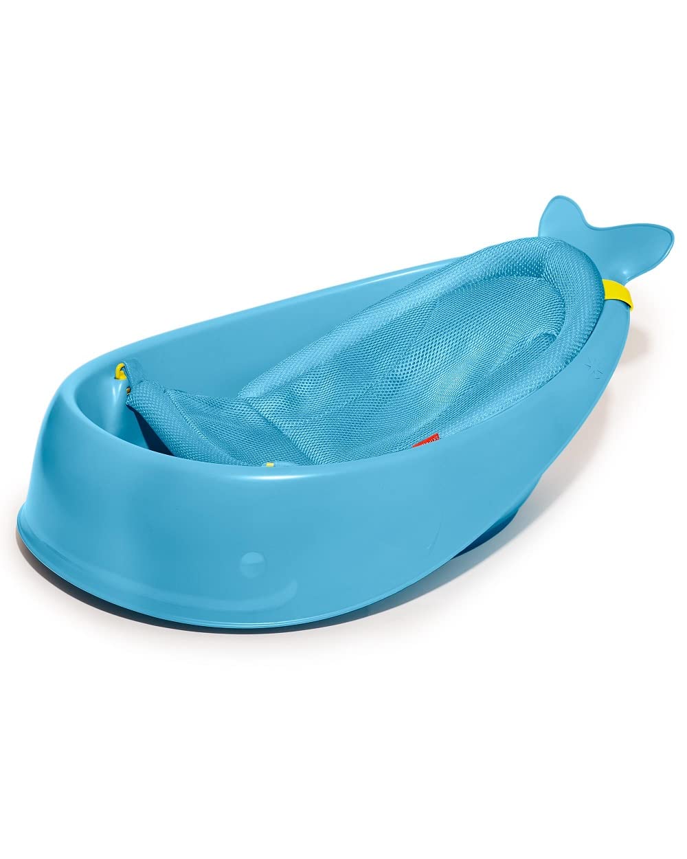 Skip Hop Baby Bathtub, 3-Stage Smart Sling Tub, Moby, Blue.