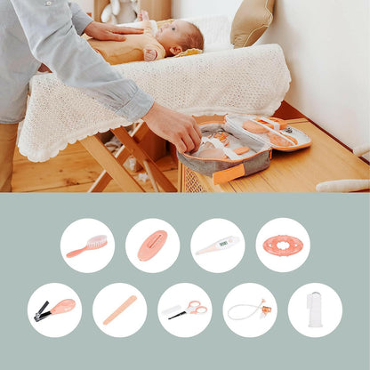 Babymoov- Baby nail kit for newborn - Grey/Peach.